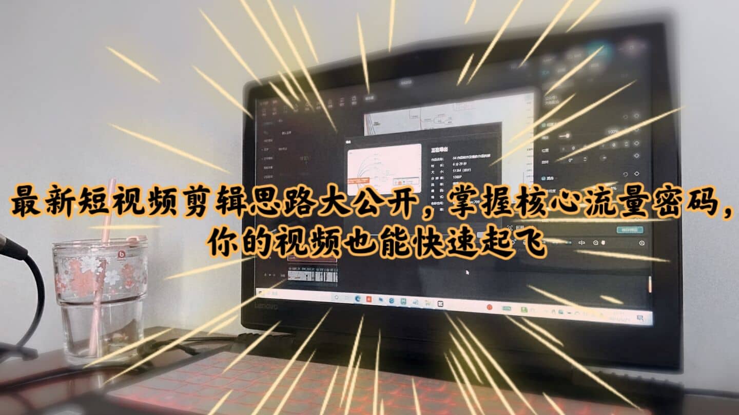 最新短视频剪辑思路大公开，掌握核心流量密码，你的视频也能快速起飞-搞钱帮